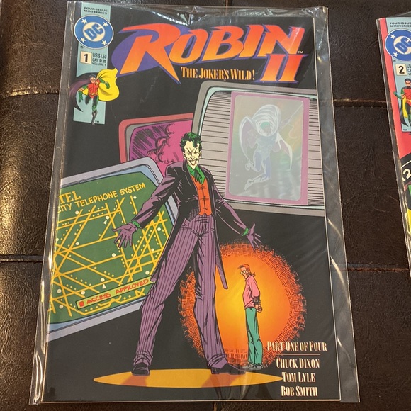 Robin II The Joker’s Wild #1 & #2- Hologram- DC Comics - Picture 2 of 4